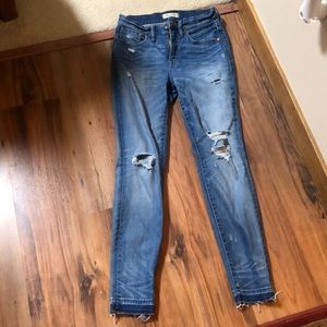 Madewell Skinny High-Rise light wash